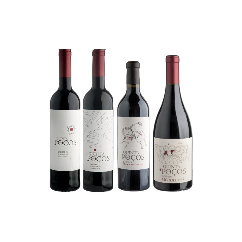 Conjunto de Vinhos Tintos Premium